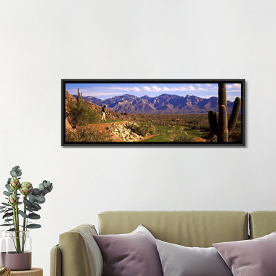 «Golf Course Tucson, Arizona», reproduction de photo sur toile