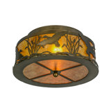 Rustic Lodge 2 - Light Semi Flush Mount