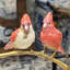 Porcelain Bowl With Bronze Robin Morning
