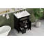 Meuble-lavabo avec lavabo, meuble-lavabo avec tablette réglable, un tiroir rabattable et deux tiroirs-885115474