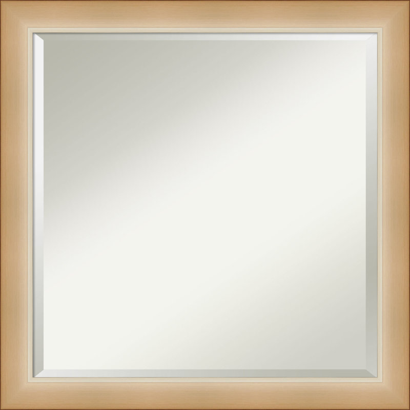 Wall Mirror, Gold, 23" x 23"