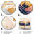 Dreamy Golden Mountain V - Abstract Marble Metal Wall Art-811237697