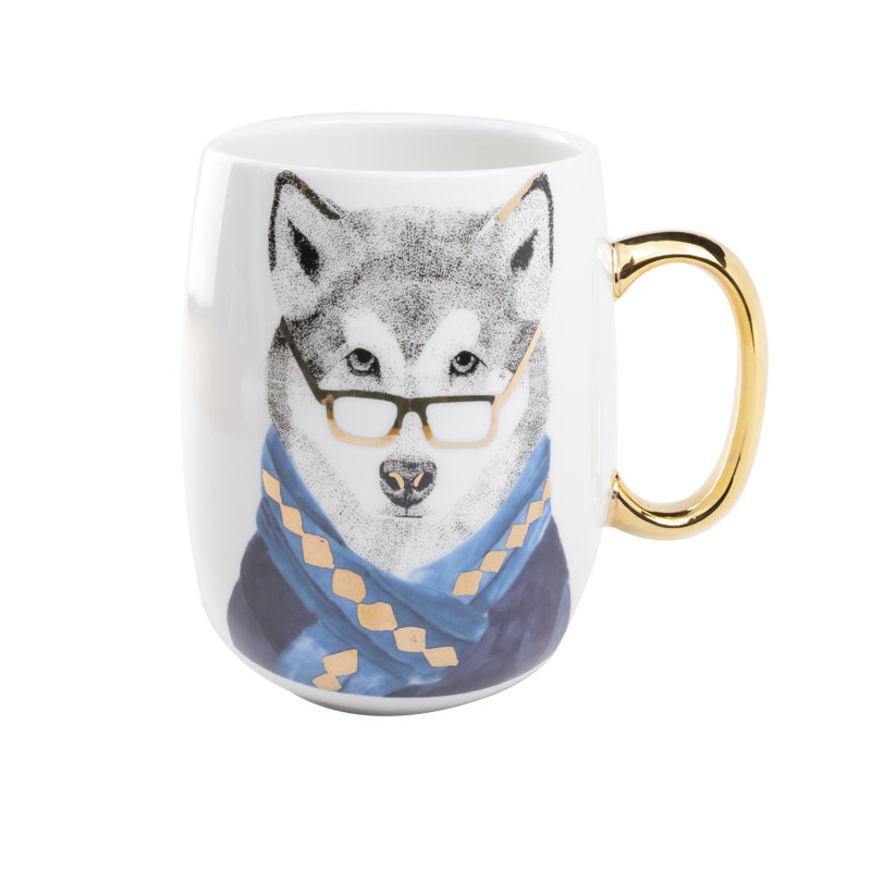 Tasse de loup hipster 26 onces