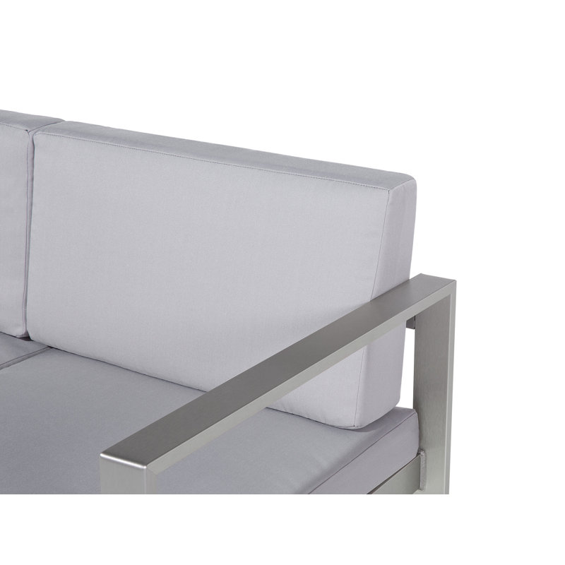 Aanisah 4 Seater Sofa Set, Light Grey, Light Grey