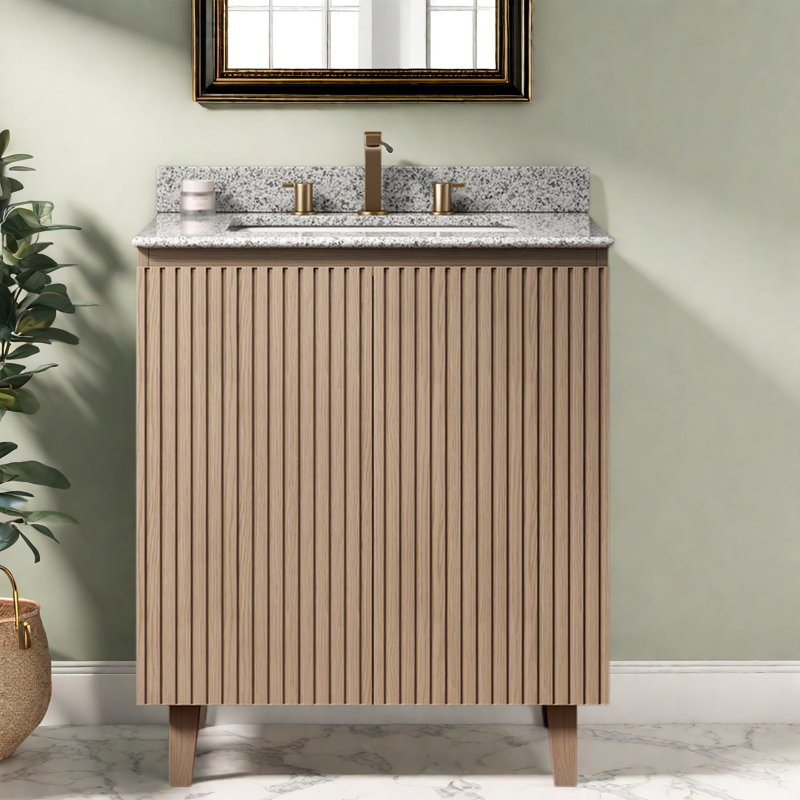 Freestanding Standard With Granite Top, 29.92