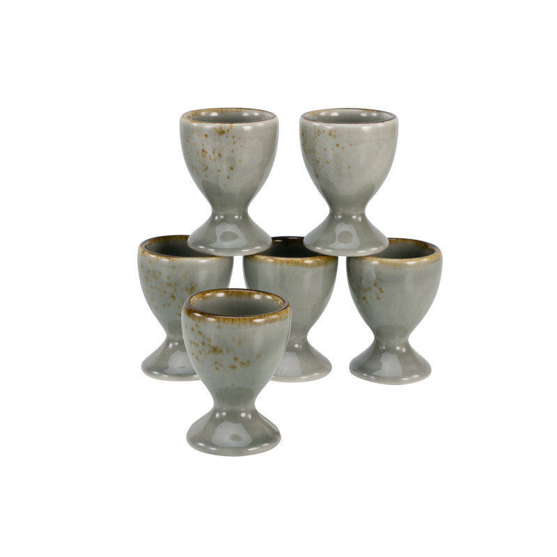 Nature, Geschirrset, Eierbecher 6 teilig, Grey