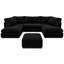 5 Seater Corduroy Corner Sofa -766994609