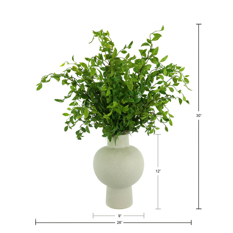 Organic Modern Nandina Arrangement