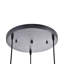 Luminaire suspendu en forme de cloche à 3 lumières Brewen
