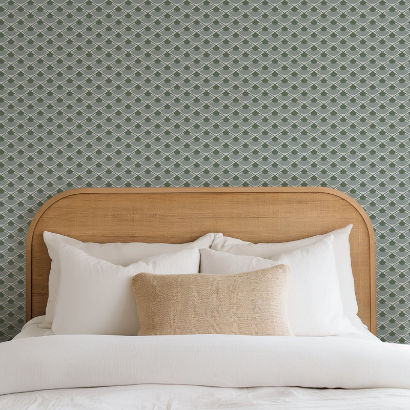 Don't Be Koi - Wallpaper by Julianne Taylor Style, Eucalyptus, Peel & Stick