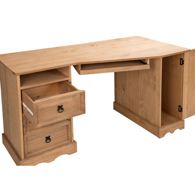 Bridewell Solid Wood Computer Desk