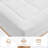 Crotty 350g Filled Checkerboard Pattern Mattress Topper-2057959564-2058325847