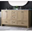 Ensemble de meuble-lavabo simple 60 po avec plateau en marbre Soma-429366353