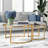 Lauretta 36" Glass And Steel Round Nested Coffee Tables-2141362530