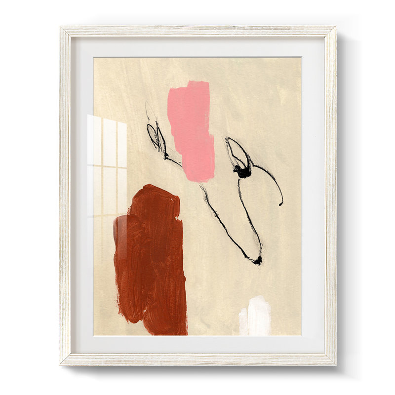 Terra Rosa - I - impression encadrée, 28.5" H x 20.5" W, Blanc
