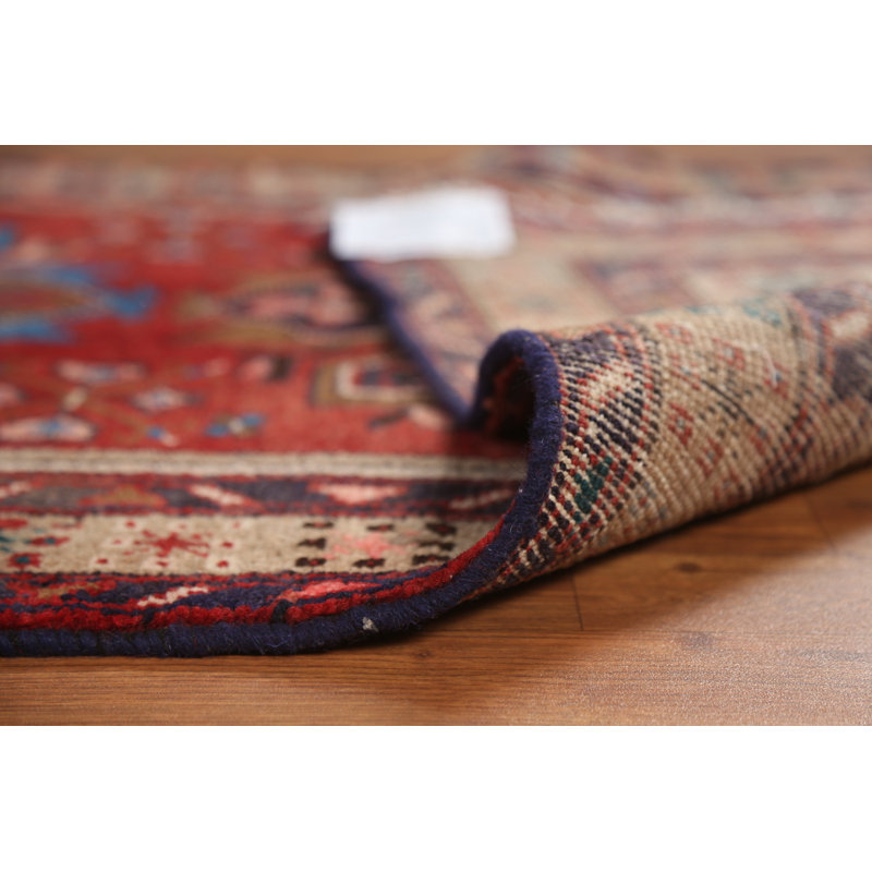 Tapis de couloir traditionnel en laine rétro 3 x 10