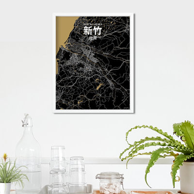 Hsinchu (chinois traditionnel), impression sur toile tendue