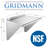  NSF Stainless Steel Wall-Mount Shelf by Latitude Run-1846347672