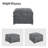Drago 4-Piece Modern Upholstered Living Room Set With Ottomans-620150859