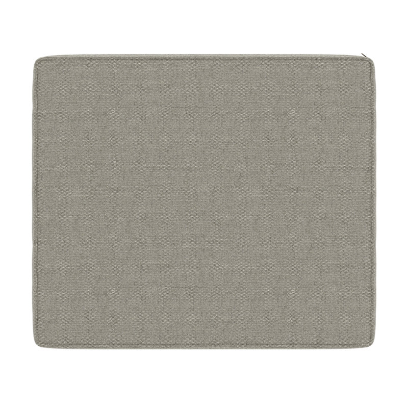 Sunbrella® Outdoor Ottoman Cushion, 3.5" H x 23.5" W x 20.5" D, Sunbrella® Spectrum Dove