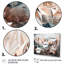 «Rose Gold Metallic Mountains II», reproduction sur toile-88556589-88556590