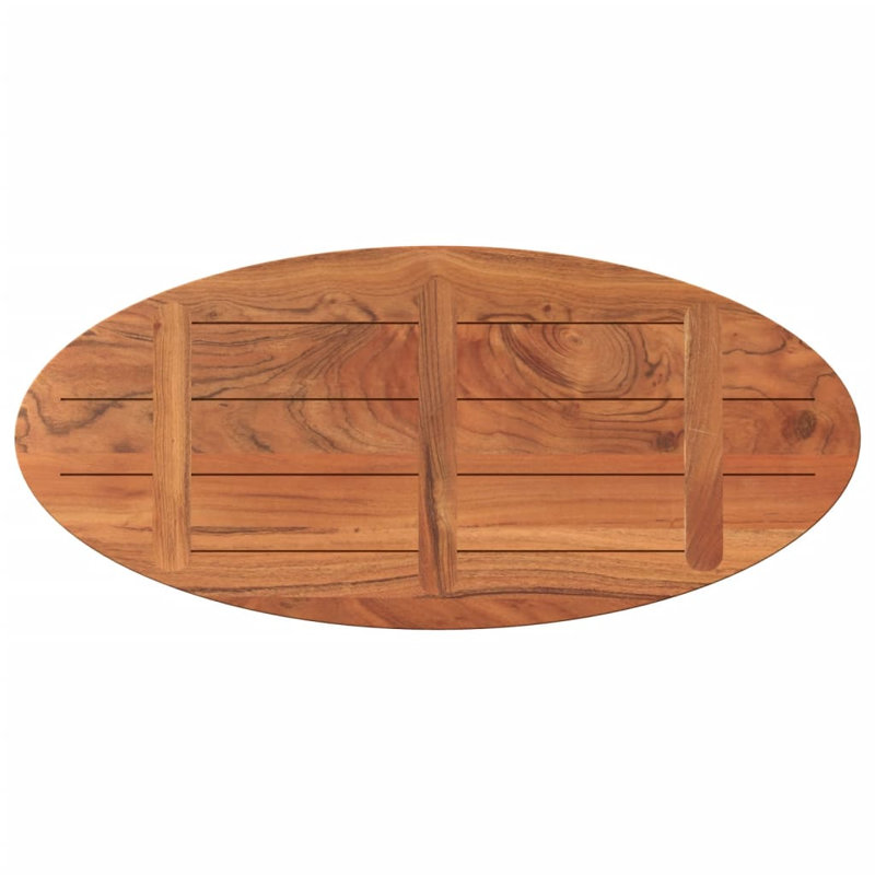 Kilsey Solid Wood Table Top, 2.5cm H x 100cm W x 40cm D, Wood Mango Natural