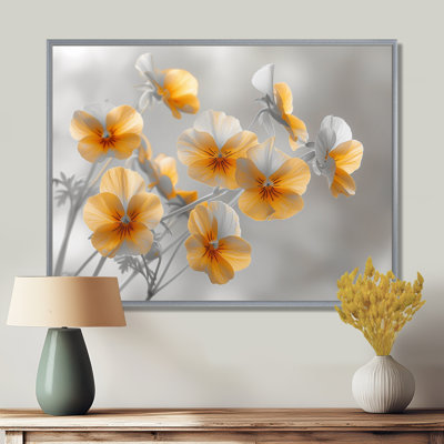 Reproduction d'art mural jaune