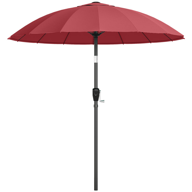 203cm Market Parasol, Red