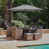 Brown with Grey Parasol selected