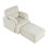 Oversized Chair With Storage Ottoman