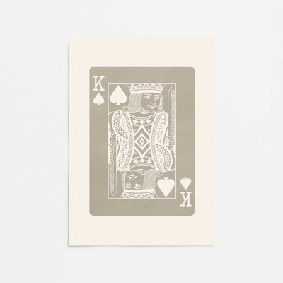 Imprimé en rouleau carte beige