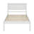 Nithara Twin Size Wooden Platform Bed with Headboard-798592105