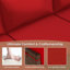 Ensemble de conversation modulaire en osier 6 personnes avec coussins Treyshun-87868585-99277890