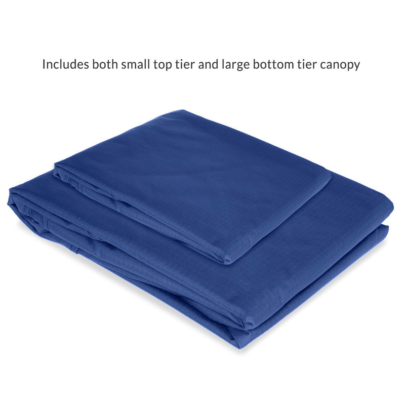 Auvent de remplacement pour abri de jardin Havenbury, Bleu marine véritable, Tissu Riplock 350