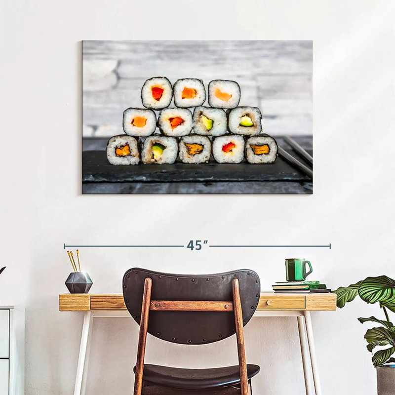 Yarlin, tranches de sushi, H 26 po x l 39 po