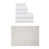 6 Piece Bath Towel Set & 1 Piece 21"x34" Bath Rug