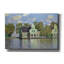 «Maisons près de la berge de la rivière Zaan» par Claude Monet, estampe numérique sur toile-87903279