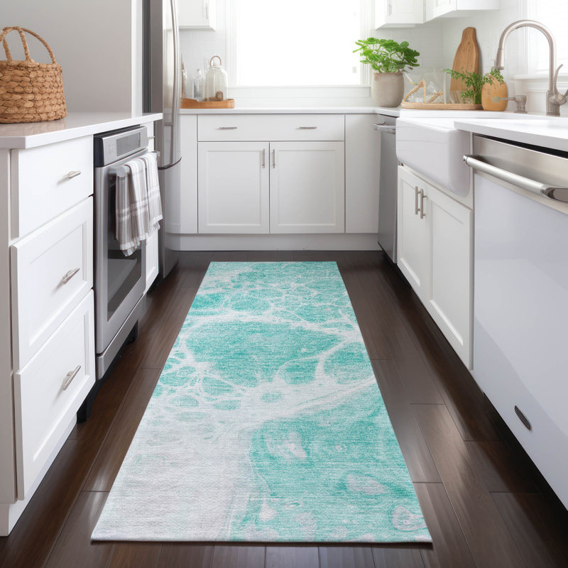 Tapis intérieur / extérieur Ayush, Tapis de couloir 2 pi 3 po x 7 pi 6 po
