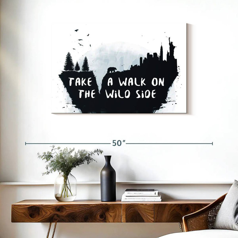 Tergel Walk On The Wild Side, H 24 po x l 36 po