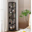 Bibliothèque à 6 niveaux avec déflecteur anti-chute, grande bibliothèque 64,79 po ...-2063003872-2063003877