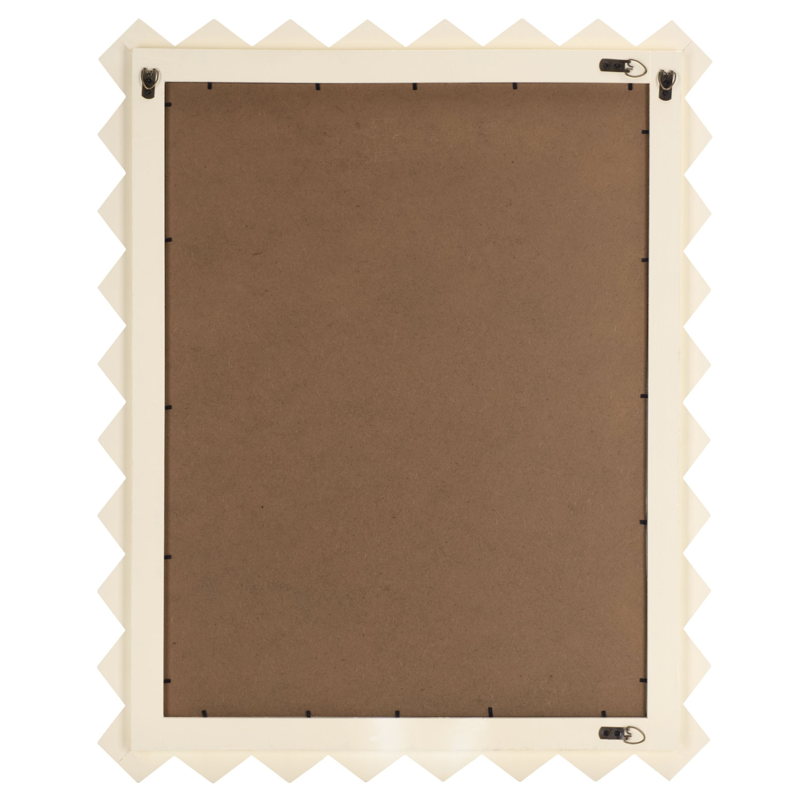Nell Rectangle Wall Mirror, White