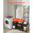 3-Tier Laundry Sorter with Rack Tall Laundry Hamper with Shelves 2 Section