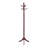 Cherry Solid Wood Freestanding 6 - Hook Coat Rack