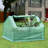 Raised Garden Bed Kit, 4x2x1 FT Galvanized Planter Box with PE Cover-120640978-55850503