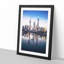 Shanghai Skyline Reflection - Picture Frame Painting Print-55618964-55618962