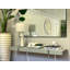 Orchids and Assorted Sedum in Fiberstone Planter-354183621