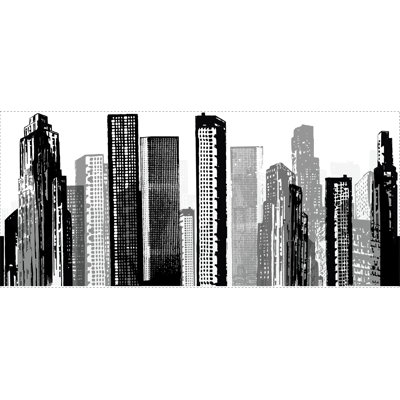 Cityscape And Architecture Non-Wall Damaging Wall Decal
