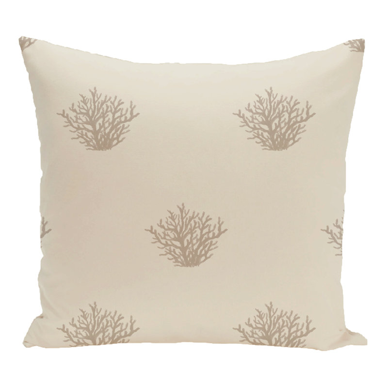 Housse et insert de coussin Coastal Calm, 16 po x 16 po, Taupe