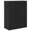  Highboard Black Oak 69.5 X 34 X 180 Cm Engineered Wood-220082584