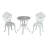 Bedros 2 - Person Patio Dining Set with Round Table-1449738164